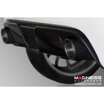 FIAT 500 Performance Exhaust by MADNESS - 1.4L Turbo - Dual Tip / Dual Exit - Carbon Fiber Tips